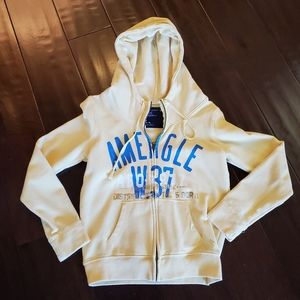 AMERICAN EAGLE ZIP FRONT HOODIE SZ M